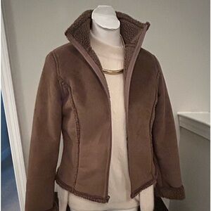 LL Bean Suede Leather Jacket